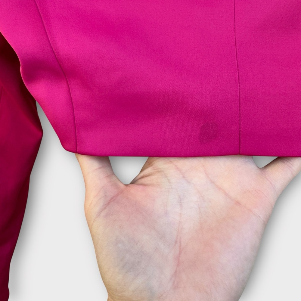 House of Harlow 1960 Pink Satin Cropped Blazer, Size 2 - Picture 5 of 8